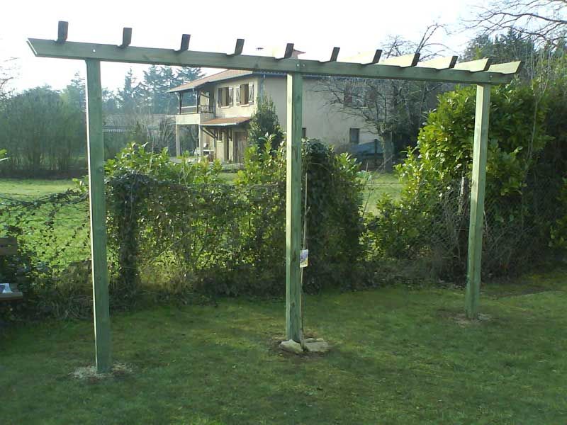 Pergola en bois